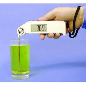 Probe thermometer, folding